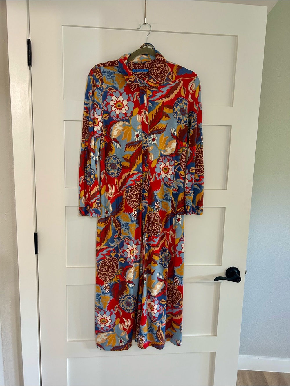 JMcLaughlin Floral Print Dress Size Large